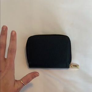 Black coin purse